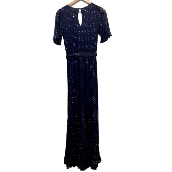 BALTIC BORN Grace Navy Sparkle Gown. Size M - Picture 6 of 16